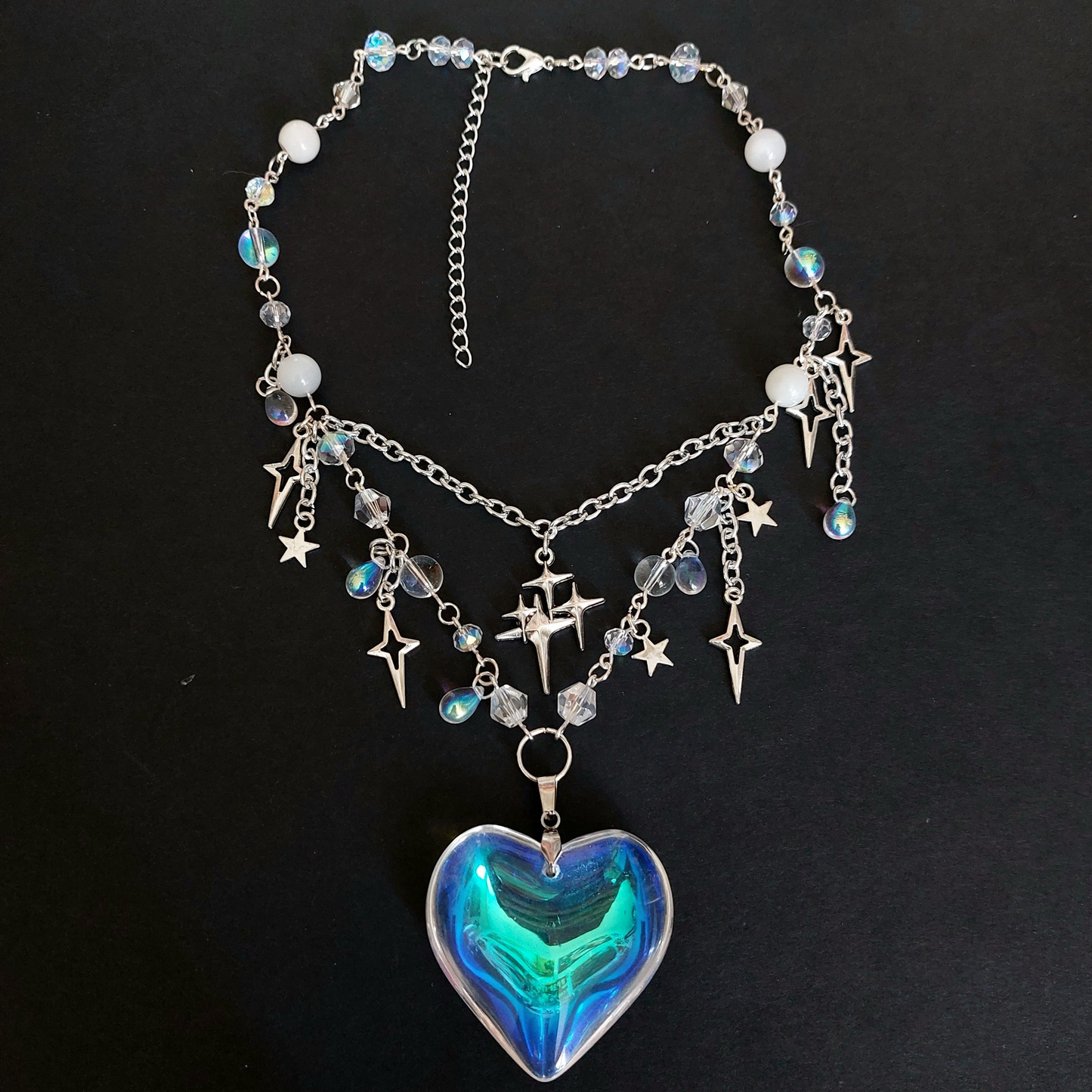 Glass Heart Necklace