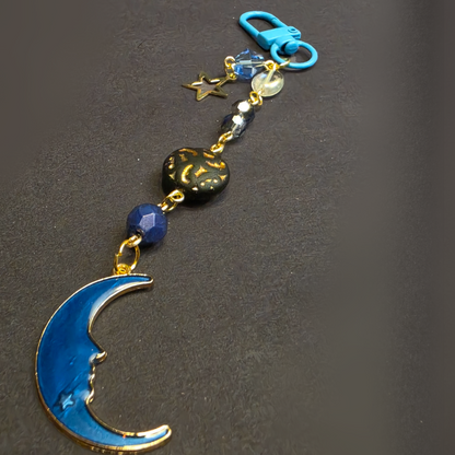 Blue Moon Keychain