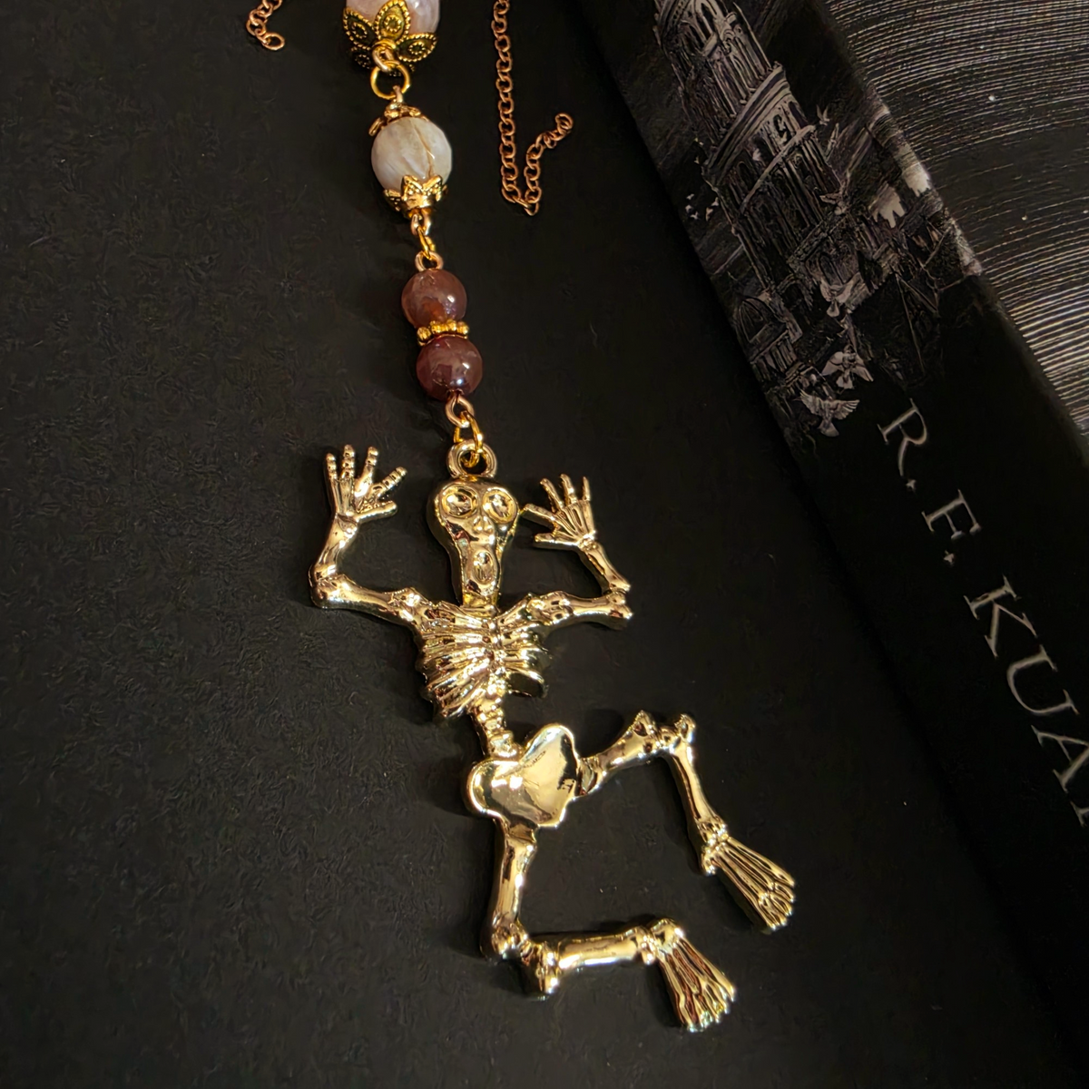 Gilded Macabre Bookmark