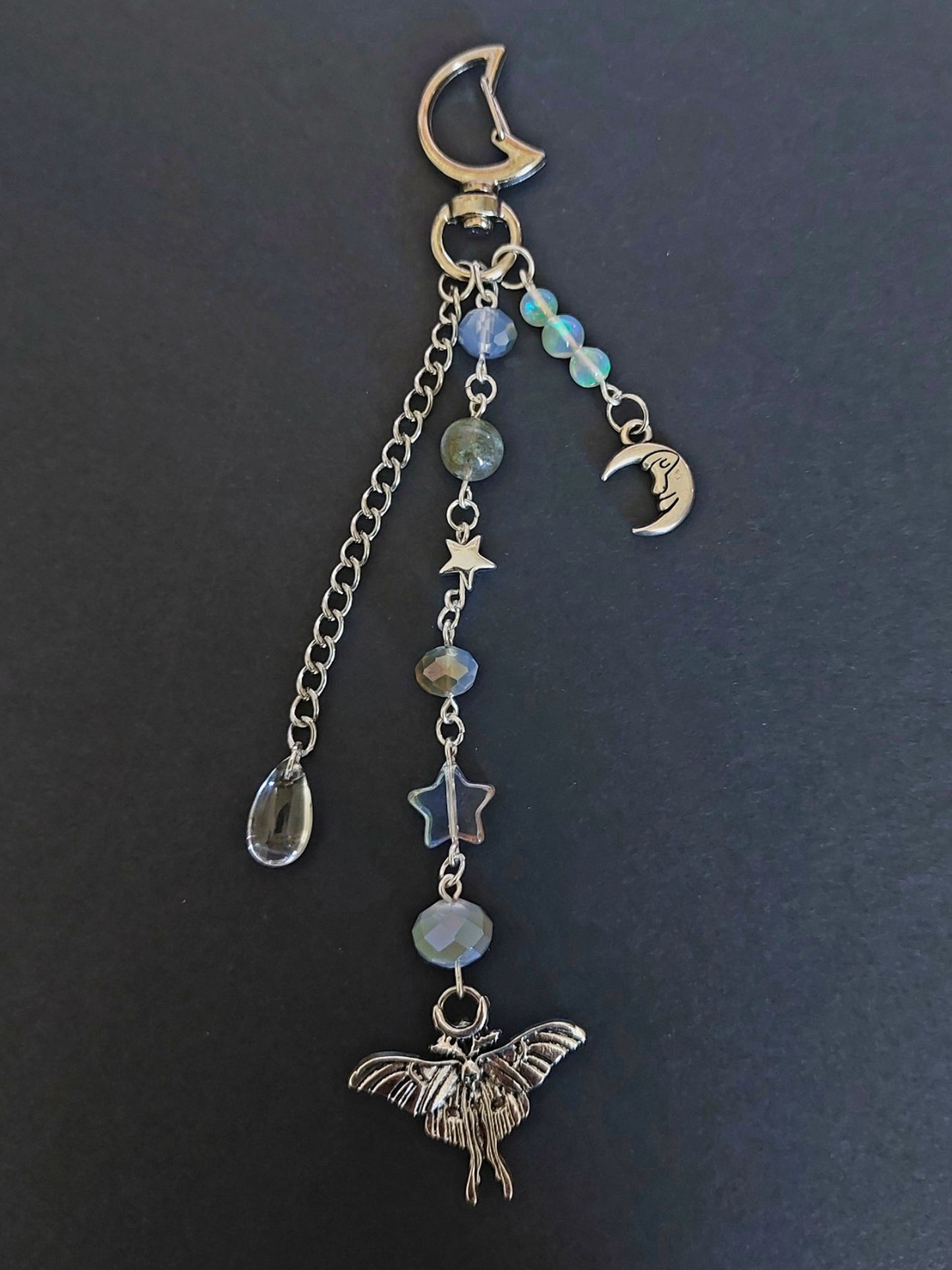 Luna Moth Keychain