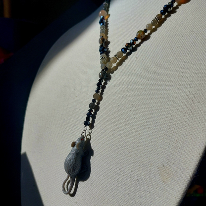 Rat Lariat Style Necklace