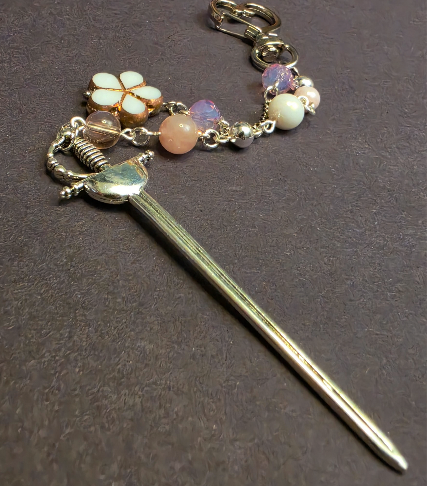 Spring Rapier Keychain