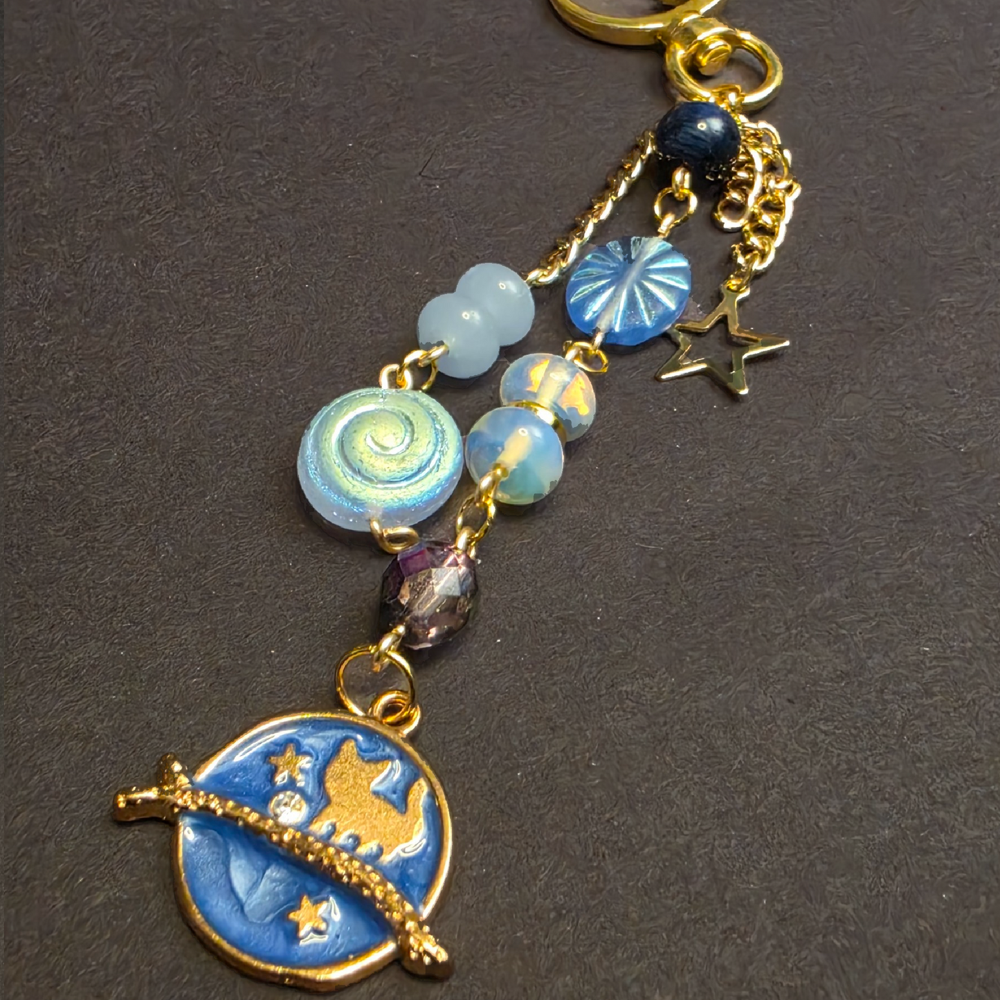 Space Kitty Keychain